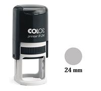 Self Inking Round Rubber Stamp Custom Mini Monogram/Logo COLOP Stamper 24 mm