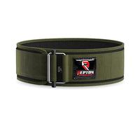 Self Lock Weightlifting Belt - Weight Lifting Belt for Functional Fitness Training, Nylon Belt for Bodybuilding Power lifting Olympic Lifting Athletes - Deadlift Training Belt (Small, Army Green)