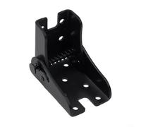 Self-Locking 90 Degree Folding Hinge Made of Steel for Sofa Bed Cabinet Dining Table and Furniture Lift Support Systems (black)