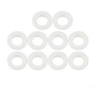 Self-Locking Adjustable Plastic Eyelet Grommets, 15mm Inner and 28mm Outer Diameter, for Home and Garden Tarps, Outdoor Shade Canopies, Furniture Covers(10pcs white)