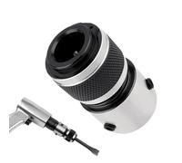 Self Locking Air Chisel Connector for Hammers, Quick Locking Quick Change Holder, Release Chuck Accessory Spring Holders, Silver