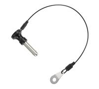 Self-locking Ball Lock Pin Mt301 Black Aluminum Alloy Stainless Steel