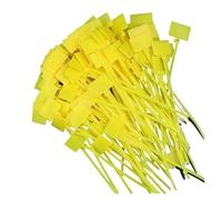 Self-Locking Cable Mark Ties, Cable Labels and Self-Locking Ties Multicolor 100/200/300/500 PCS(Yellow,200PCS)