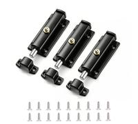 Self-Locking Courtyard Door Lock Stainless Steel Automatic Door Lock for Garden Door, Meadow Fence & Sheds | Stainless Door Lock for Outdoor Door Doors Cabinet Doors Insert (4 inch)