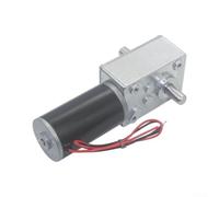 Self Locking Dual Shaft Worm Gear DC Motor With Robust Metal Gears, High Torque Output For Industrial Automation, Smart Meters, Curtain Control, And Robotic Applications(12V 470rpm)
