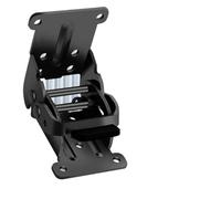 Self Locking Folding Hinge Desktop Table Legs Tea Furniture Right Angle Connector 180 Degree 90 Self-Locking Folding Table Leg Hinges(Black)