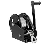 Self Locking Hand Winch 1600 Lbs Compact Manual Lift for Home & Crane Use 10m Cable Perfect for Easy Loading & Lifting Tas