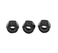 Self Locking Hex Nuts Black Carbon Steel Nylon Insert Self-locking Hex Nuts Locknut Slip Lock Nut M2 M2.5 M3 M3.5 M4 M5 M6 M8 M10 M12 M16(M12 2pcs)