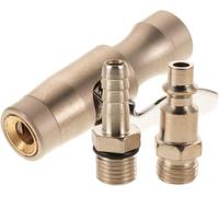 Self-Locking Inflator Chuck with Lever Matte Finish, Heavy Duty Design, Tire Safety Check, Routine Inspection, Vehicle Maintenance