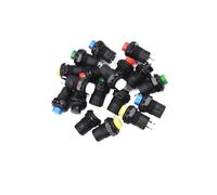 Self locking Momentary Push Button Switch DS-228 12mm Lock Latching OFF - ON Push Button Maintained Pushbutton Switches DS-428(Self-Locking YELLOW)