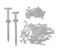Self-Locking Nylon Cable Ties 150pcs White Auto Repair(50PCS) | UV resistant nylon, withstands -40C to 85C, outdoor , prevents aging, car exterior use