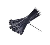 Self-Locking Plastic Nylon Cable Ties, 100 Pieces, Multi-Functional Fixing Rings(W5.2xL250mm)