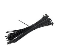 Self-Locking Plastic Nylon Cable Ties, Tidy wrap-Around Zip Cable tie Set 100pcs(3.4X295-100PCS,Dark)