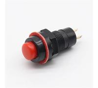 Self-locking Push Button Switch 10mm 6Pcs(Red)