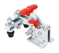 Self Locking Quick Clamp Adjustable Opening Double Head Anti Vibration Toggle Clamp for Woodworking 68kg Holding Capacity Stainless Steel M4X30 Screw