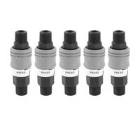 Self Locking Quick Connect, 5Sets SM+PM-30 PVC Profiles C Type Hose Connects Fitting for Machinery Electronic Automotive Packaging and More (SM+PM-30)