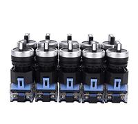 Self-Locking Rotary Selector Switch，10pcs 22mm 3 Position Self-Locking Rotary Selector Switch Maintained Rotary Selector Maintained Selector Switch