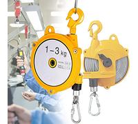 Self-locking Spring Balancer 1-3kg/3-5kg/5-7kg, Adjustable Hanging Retractable Tool Spring Balancer with Alloy Hook, Stable and Durable, Tool Balancer Holder for Fixing and Hanging(Size:1 to 3KG)