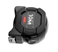 Self-Locking Tape Measure with Glow-in-the-Dark Graduations for Improved For Nighttime Usability in Electrical Plumbing and Framing Tasks (10m)