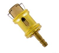 Self Locking Tire Inflator Nozzle Brass 6mm for Quick Fit Self | Auto seal mechanism, 6mm tube fit, brass copper build, prevents air loss, secure inflation