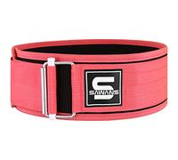 Self-Locking Weight Lifting Belt for Men and Women Fitness Premium Functional Gym belt Powerlifting Deadlift Olympic Lifts and Squats Athletes Training Workout (XXL, Pink)