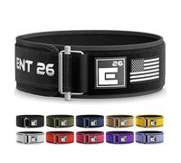 Self-Locking Weight Lifting Belt - Premium Weightlifting Belt for Serious Functional Fitness, Power Lifting, and Olympic Lifting Athletes - Training Belts for Men and Women (Medium, Black Custom