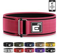 Self-Locking Weight Lifting Belt,Premium Weightlifting Belt for Serious Functional Fitness, Weight Lifting, and Olympic Lifting Athletes,Deadlift Training Belt (Medium, Miami Pink)
