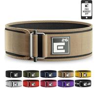 Self-Locking Weight Lifting Belt - Premium Weightlifting Belt for Serious Functional Fitness, Weight Lifting, and Olympic Lifting Athletes - Lifting Belt for Men and Women (Extra Large, Coyote Brown)