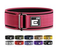 Self-Locking Weight Lifting Belt,Premium Weightlifting Belt for Serious Functional Fitness, Weight Lifting, and Olympic Lifting Athletes,Deadlift Training Belt (Small, Miami Pink)