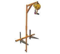 Self-locking Winch Bracket for Secure Air Conditioner External Unit Installation, High-altitude Lifting Solution