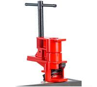 Self-Locking Woodworking Clamp Ductile Iron Small(B) | Self-locking mechanism, no slippage, ductile iron body, red finish, 4cm compact size