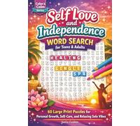 Self Love and Independence Word Search for Teens & Adults: 60 Large Print Puzzles for Personal Growth, Self-Care, and Relaxing Solo Vibes