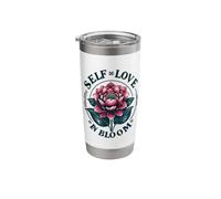 Self-Love Blossoming Women's Empowerment Stainless Steel Insulated Tumbler