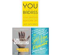 Self love experiment, you are a badass, unfck yourself 3 books collection set