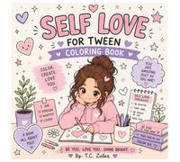 Self Love for tweens: Simple & cute coloring book
