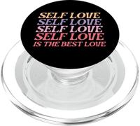 Self Love Is The Best Love Positive Mantra PopSockets PopGrip for MagSafe