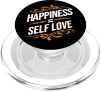 Self Love Matters - Happiness Equals Self Care Mindset PopSockets PopGrip for MagSafe