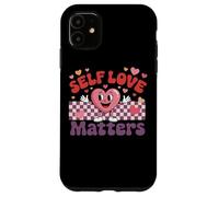 Self Love Matters Motivational Heart Design Case for iPhone 11