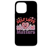 Self Love Matters Motivational Heart Design Case for iPhone 13 Pro Max
