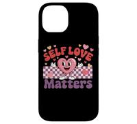 Self Love Matters Motivational Heart Design Case for iPhone 14