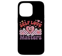 Self Love Matters Motivational Heart Design Case for iPhone 14 Pro Max