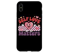 Self Love Matters Motivational Heart Design Case for iPhone XS Max