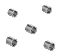 Self-lubricating Bearing Bushing 5pcs 304 Stainless Steel Unthreaded Round Sleeve Bearing, Hollow Bushing Washer(14x17x17mm)