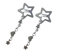 Self-made Girls Star Tassels Hairpin Female Bangs Clip Word Clip Side Clip Simple All-matched Duckbill Clip