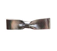 Self-made Korean Y2k Girls Bowknot Hairpin Female Bangs Clip Word Side Simple All-matched Duckbill Leathers Bangs Hairpin Hair Accessories Duckbill