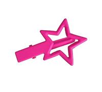 Self-made Korean Y2k Girls Star Hairpin Female Bangs Clip Word Side Simple All-matched Duckbill Metal Bangs Hairpin Hair Accessories Duckbill