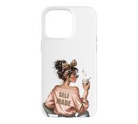 self made positive women inspirational woman motivation Case for iPhone 15 Pro Max