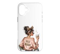 self made positive women inspirational woman motivation Case for iPhone 16 Plus