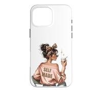 self made positive women inspirational woman motivation Case for iPhone 16 Pro Max