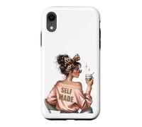 self made positive women inspirational woman motivation Case for iPhone XR